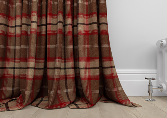 Highland, Rosso - Made to Measure Curtains - Image 6